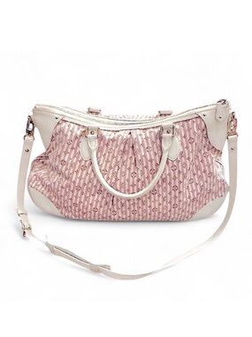 Louis Vuitton Monogram Mini Lin Croisette Marina PM Handbag 2 Way Rouge Pink